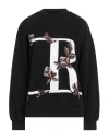 Replay Woman Sweatshirt Black Size M Cotton