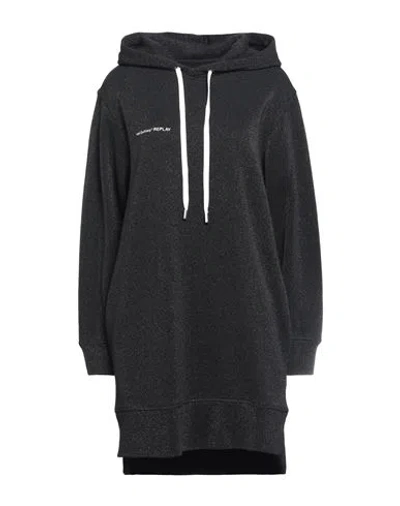 Replay Woman Sweatshirt Black Size M Cotton, Polyester