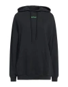 Replay Woman Sweatshirt Charcoal Size L Cotton In Grey