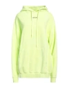 Replay Woman Sweatshirt Lime Green Size L Cotton