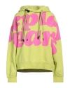 Replay Woman Sweatshirt Lime Green Size S Cotton