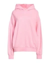 Replay Woman Sweatshirt Pink Size M Cotton In Pink