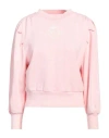 Replay Woman Sweatshirt Pink Size S Cotton In Pink