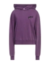 Replay Woman Sweatshirt Purple Size M Cotton