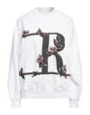 Replay Woman Sweatshirt White Size M Cotton In White