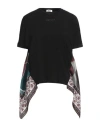 Replay Woman T-shirt Black Size L Cotton, Polyester In Black