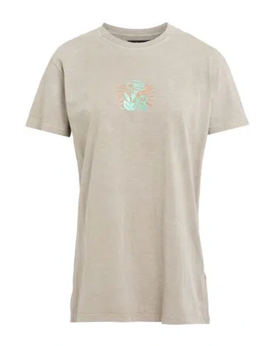 Replay Woman T-shirt Taupe Size S Cotton