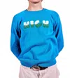 Replica Los Angeles High Raglan Sleeve Sweater In Cyan In Blue