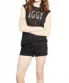 Replica Los Angeles Iggy Muscle Tee In Black In Black