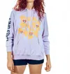 Replica Los Angeles Palm Hearts Hoodie In Purple In Blue