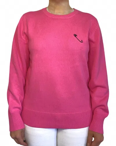 Replica Los Angeles Safety Pin Sweater In Pepto Pink/black