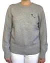 Replica Los Angeles Safety Pin Sweater In Shadow/black In Gray