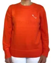 Replica Los Angeles Safety Pin Sweater In Tangerine/cloud In Red