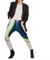 Replica Los Angeles Stella Stripe Sweatpants In Multi In White