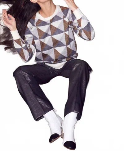 Replica Los Angeles Studs Sweater In Gray In Multi