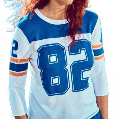 Replica Los Angeles Team 82 Baseball Tee In Blue/white In Multi