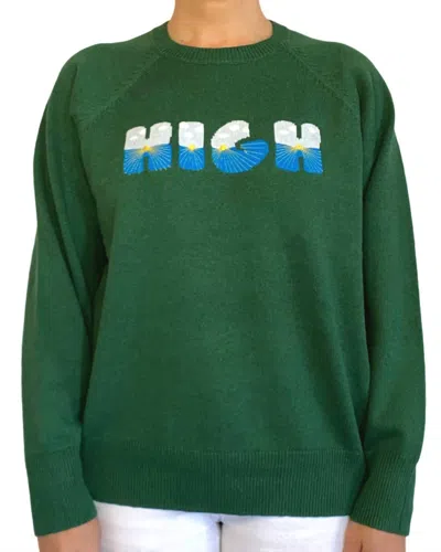 Replica Los Angeles Women's High Sweater In Ivy In Green