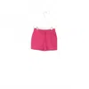 Replica Los Angeles Women's Rhinestone Studded Shorts In Hot Pink In Pink