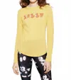 Replica Los Angeles Ziggy Baseball Tee In Yellow In Yellow