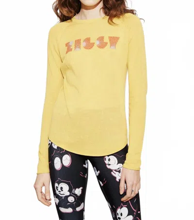 Replica Los Angeles Ziggy Baseball Tee In Yellow