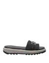 Repo Woman Sandals Black Size 8 Textile Fibers In Black