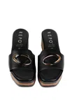 Repo Women's Vera Pelle Sandals In Nero In Black