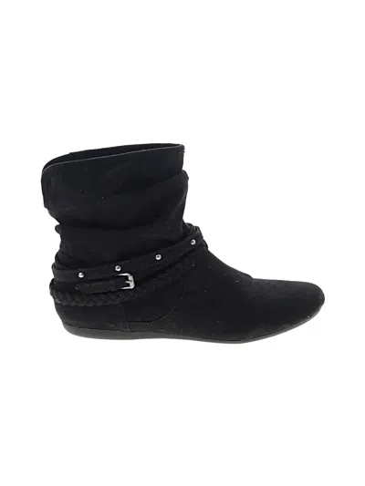 Pre-owned Report Ankle Boots In Black
