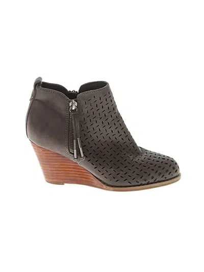 Pre-owned Report Ankle Boots In Gray