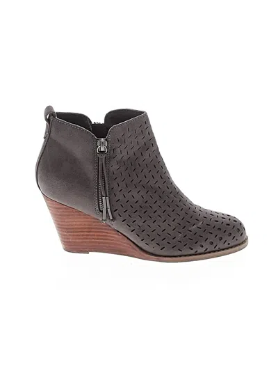 Pre-owned Report Ankle Boots In Gray