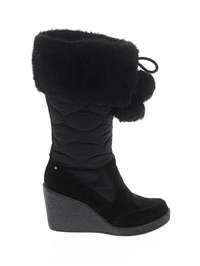 Pre-owned Report Boots In Black