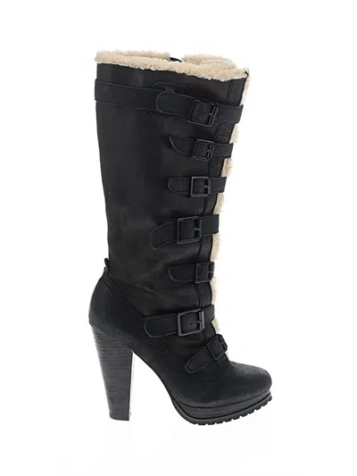 Pre-owned Report Boots In Black