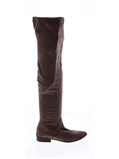 Pre-owned Report Boots In Gray