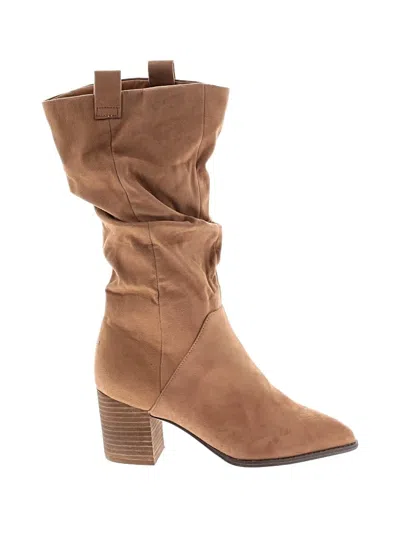 Pre-owned Report Boots In Tan