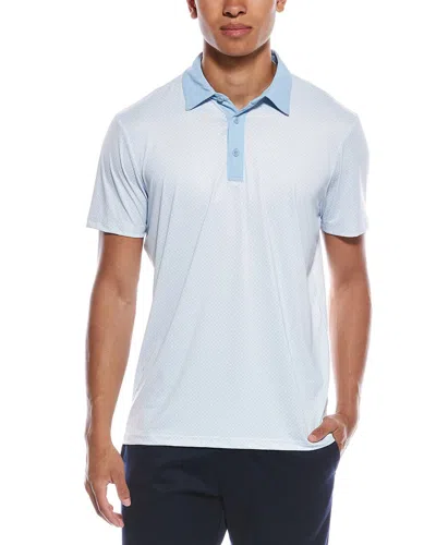 Report Collection 360 Movement Knit Polo Shirt In Blue