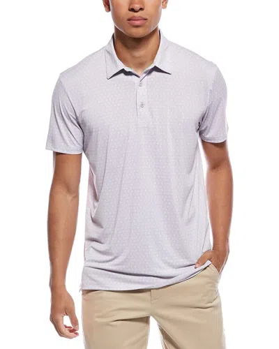 Report Collection 360 Movement Knit Polo Shirt In Purple