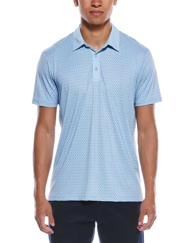 Report Collection 360 Movement Knit Polo Shirt In Blue