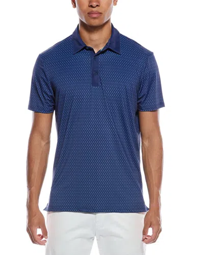 Report Collection 360 Movement Knit Polo Shirt In Blue