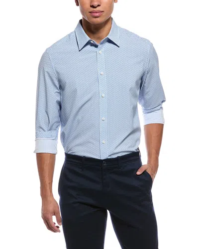 Report Collection 4-way Printed Woven Sport Shirt In Multi
