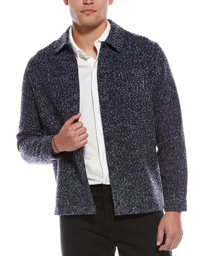 Report Collection Boucle Woven Jacket In Gray