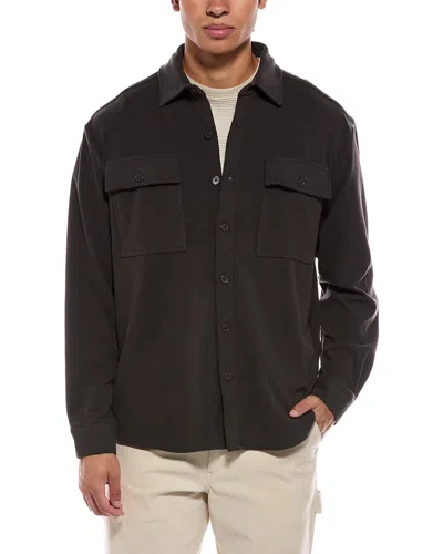 Report Collection Butter Soft Knit Shirt In Gray