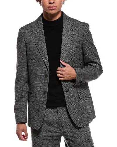 Report Collection Flannel Jacket In Gray