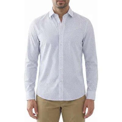 Report Collection Four-way Stretch Shirt In Neutral