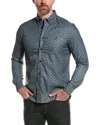 Report Collection Geo Woven Shirt In Blue