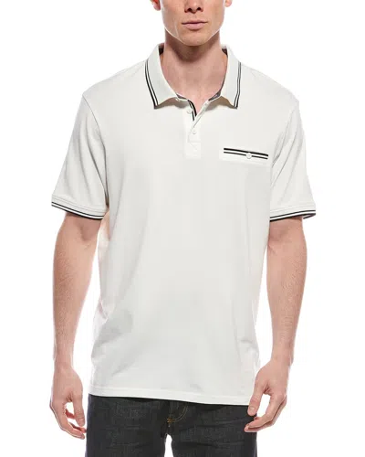 Report Collection Knit Polo Shirt In Neutral