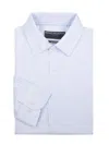 Report Collection Men's Geometric Modern-fit Dress Shirt In Blue