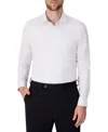 Report Collection Dot Print Slim Fit Stretch Dress Shirt In White