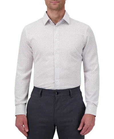 Report Collection Men's Slim-fit Geo-print Shirt In Black