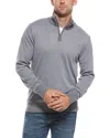 Report Collection Mock Neck 1/4-zip Sweater In Gray