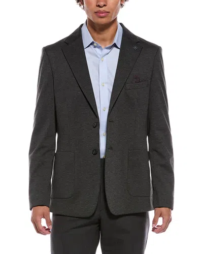 Report Collection Notch Collar Jacket In Gray