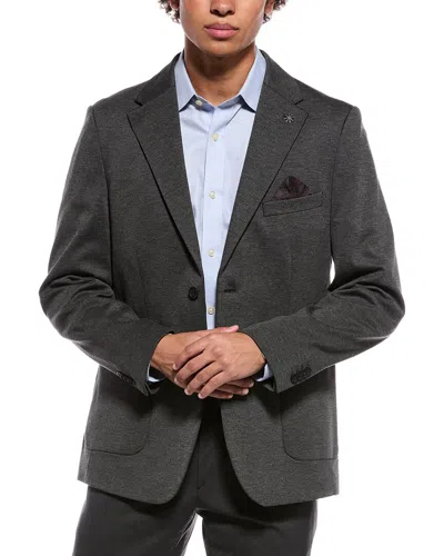 Report Collection Notch Collar Jacket In Gray